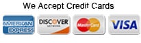 we accept credit cards